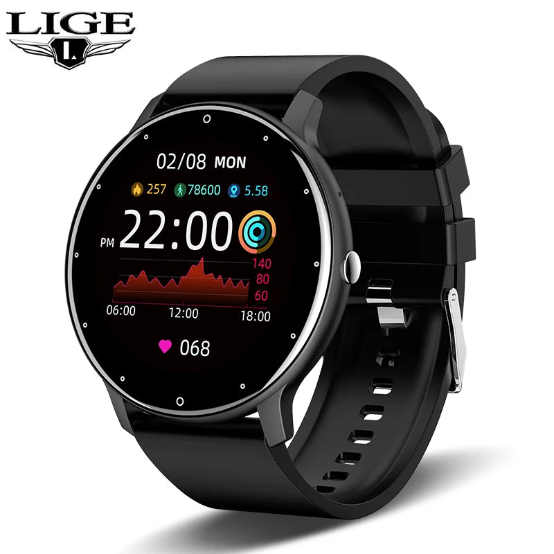 LIGE Luxe Pro - Full Touch Smartwatch for Women & Men