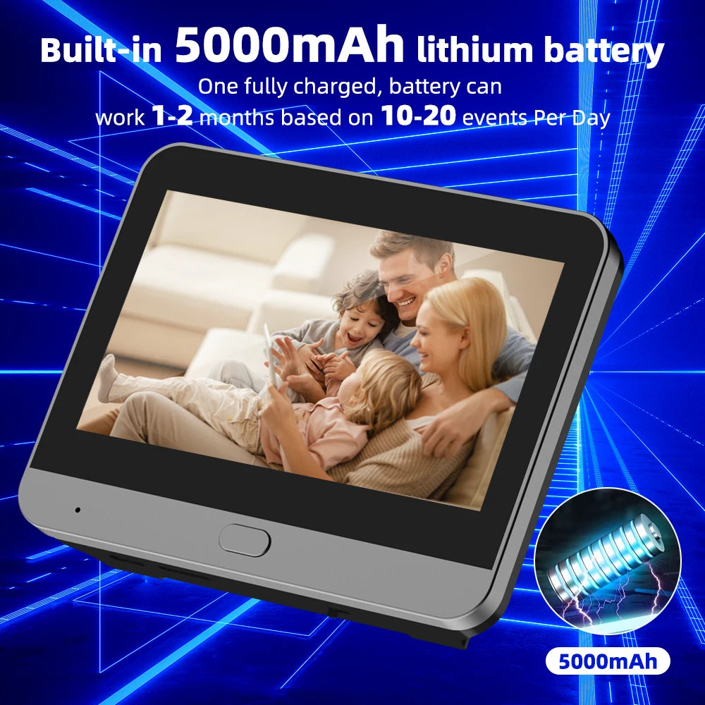 SafeVision Pro - 3MP Smart WiFi Doorbell Camera with Night Vision & 2-Way Audio