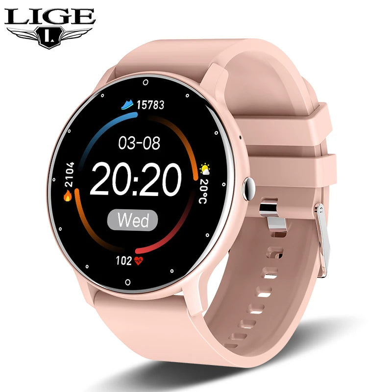 LIGE Luxe Pro - Full Touch Smartwatch for Women & Men