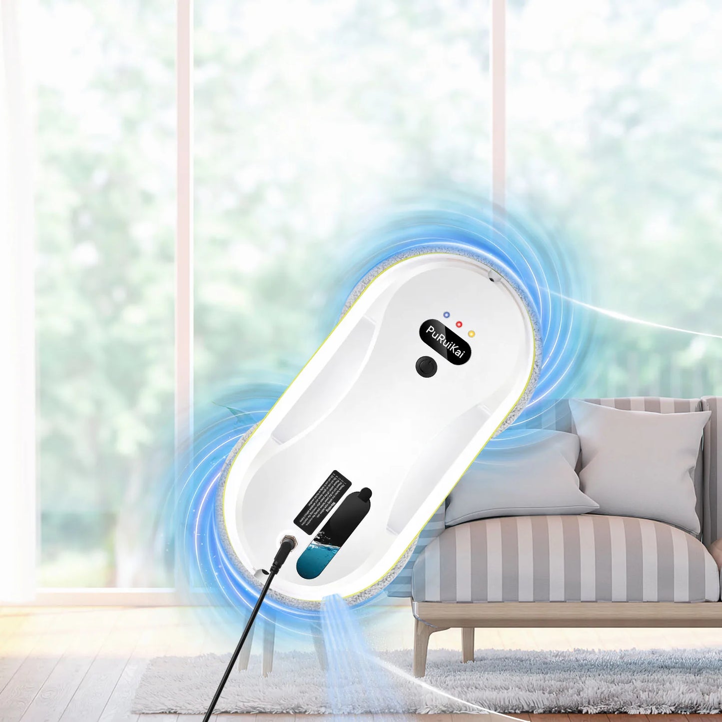 RoboClean Pro - Automatic Window Cleaning Robot with Smart Control