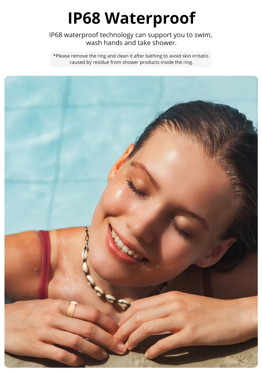 COLMI Elite Ring - Smart Health & Sleep Tracker Wearable with Premium Charging Case