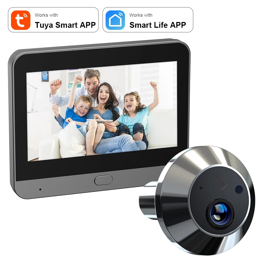 SafeVision Pro - 3MP Smart WiFi Doorbell Camera with Night Vision & 2-Way Audio